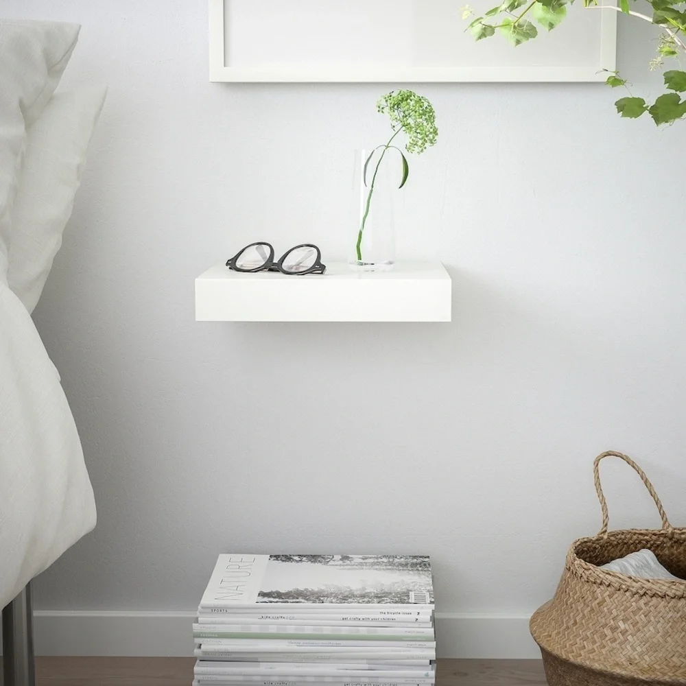 IKEA LACK Wall shelf, white, 11 3/4x10 1/4